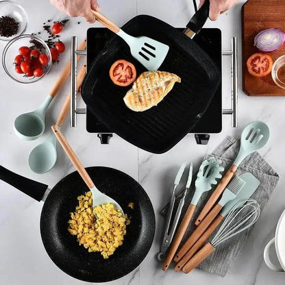 Nordic 12-Piece Silicone Cooking Set - Haven Fix