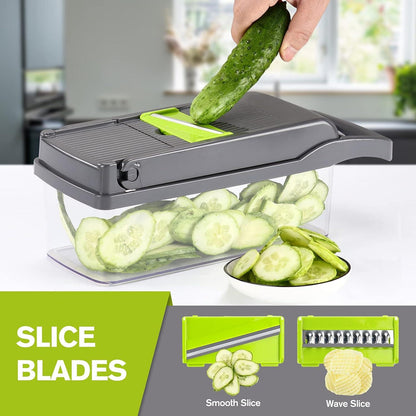 SliceMaster 12-in-1 Vegetable Chopper - Haven Fix