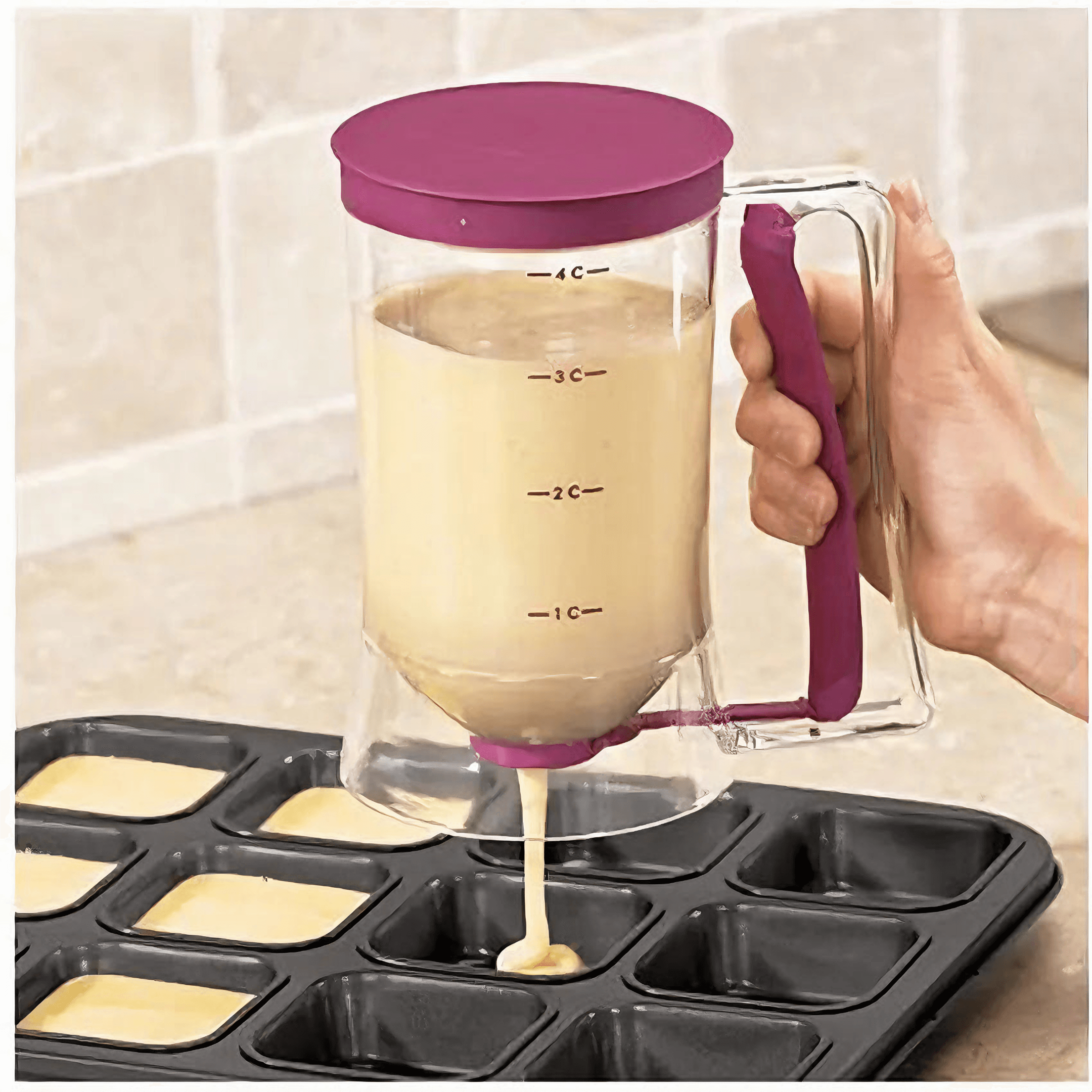 Pancake Cupcake Batter Dispenser - Haven Fix