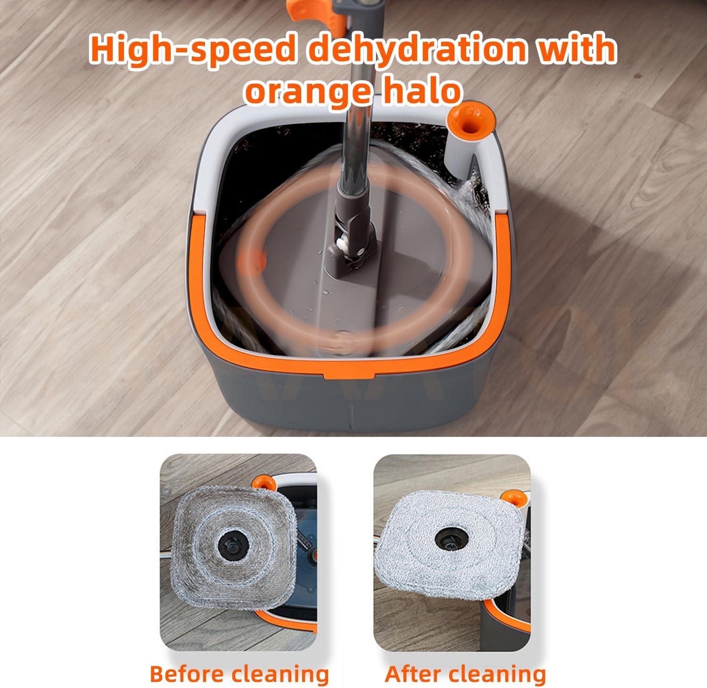 PureSpin Mop: 360° Clean, Every Time - Haven Fix