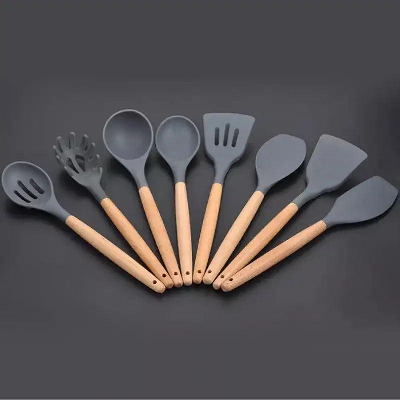 Nordic 12-Piece Silicone Cooking Set - Haven Fix