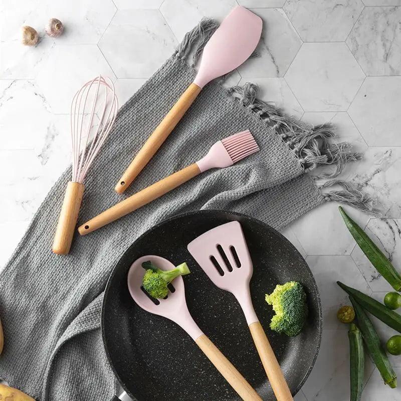 Nordic 12-Piece Silicone Cooking Set - Haven Fix