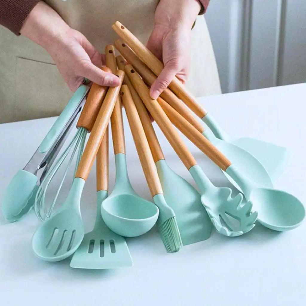 Nordic 12-Piece Silicone Cooking Set - Haven Fix